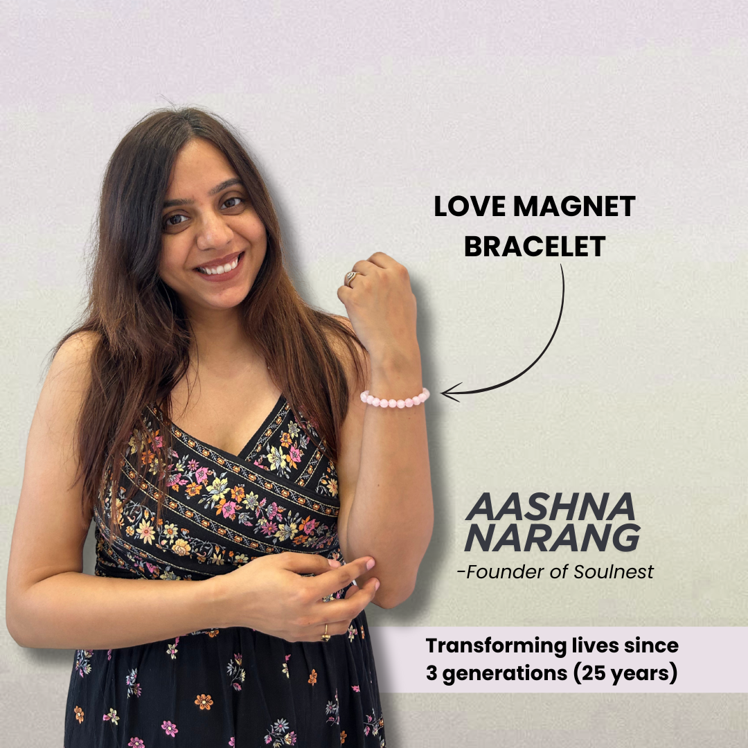 Love Magnet - Rose Quartz Crystal Bracelet