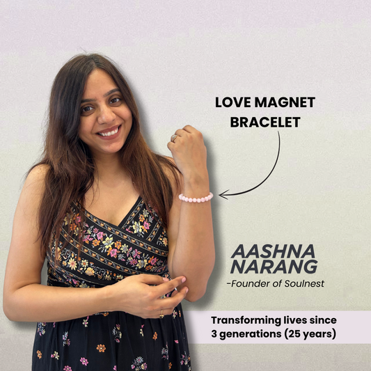 Love Magnet - Rose Quartz Crystal Bracelet