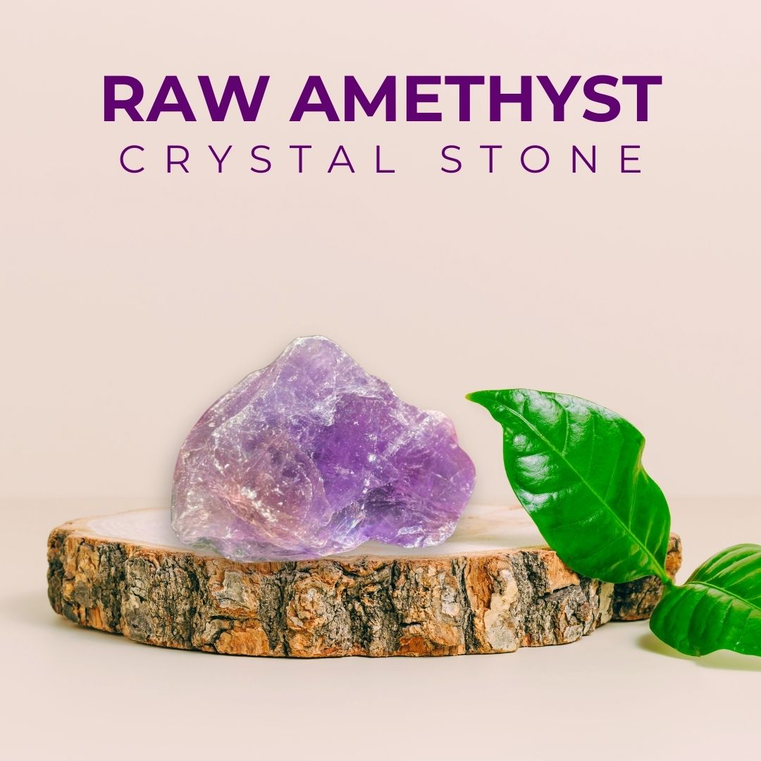 Raw Amethyst Crystal Stone 100% Real