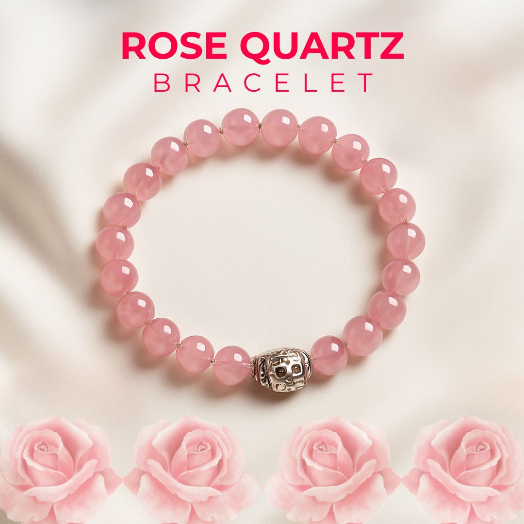 Love Magnet - Rose Quartz Crystal Bracelet