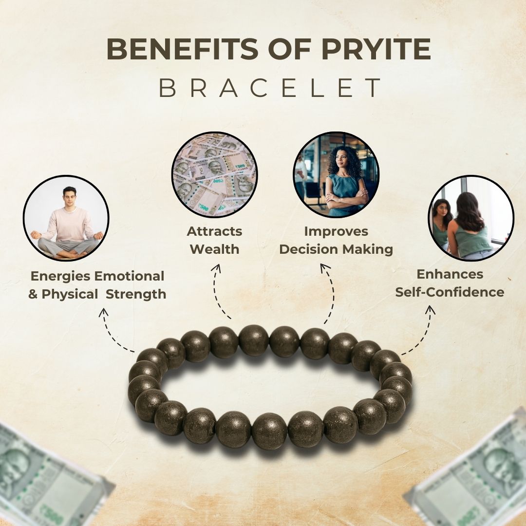 Money Magnet - Pyrite Crystal Bracelet