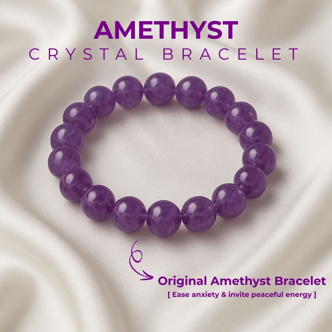 Calm Flow - Amethyst Crystal Bracelet