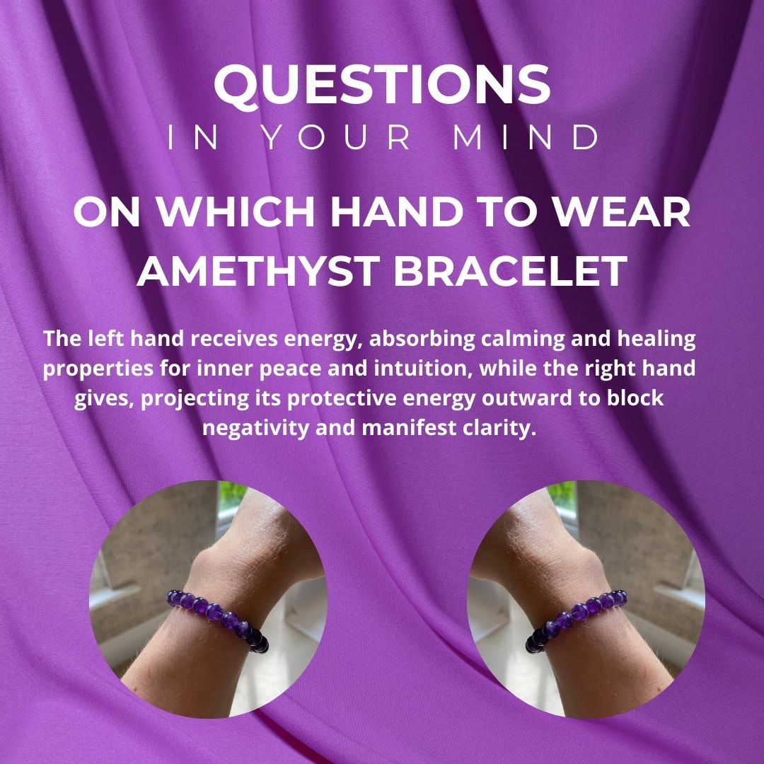 Calm Flow - Amethyst Crystal Bracelet