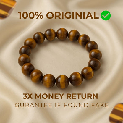 Focus Mode - Tiger Eye Crystal Bracelet