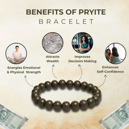 Money Magnet - Pyrite Crystal Bracelet