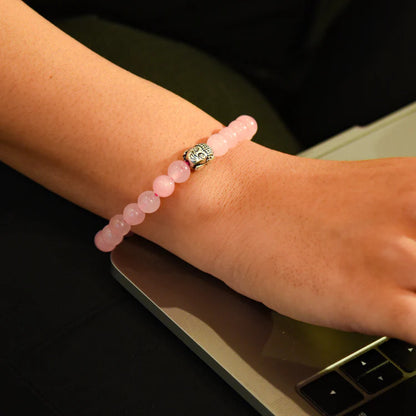Love Magnet - Rose Quartz Crystal Bracelet